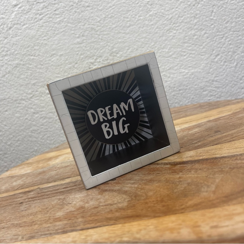 Designs by Kathy l Dream Big Novelty Display Sign Box Inspirational Goal Success